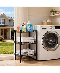 Streamdale Furniture 3-Tier Adjustable Metal Storage Rack
