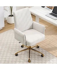 Streamdale Furniture Ergonomic Striped Mid-Back Office Chair