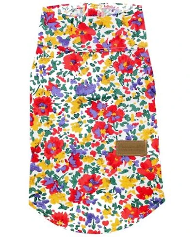 Parisian Pet Floral Artsy Camp Shirt