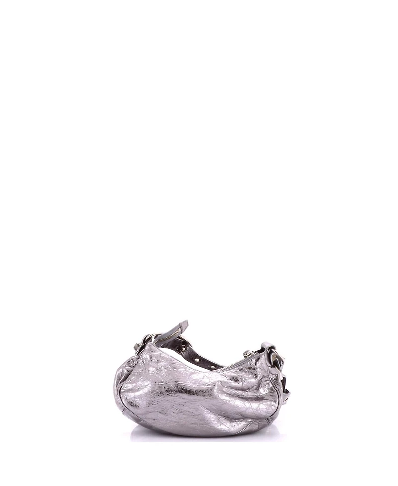 Pre-Owned Balenciaga Xs Le Cagole Giant Studs Shoulder Bag Leather