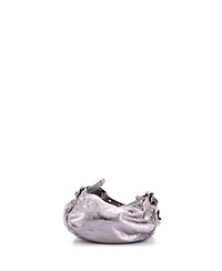 Pre-Owned Balenciaga Xs Le Cagole Giant Studs Shoulder Bag Leather