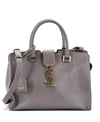 Pre-Owned Saint Laurent Baby Monogram Cabas Leather
