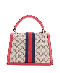 Pre-Owned Gucci Small Queen Margaret Top Handle Bag Gg Coated Canvas