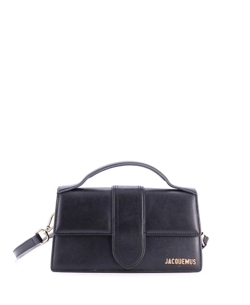 Pre-Owned Jacquemus Le Grand Bambino Flap Bag Leather