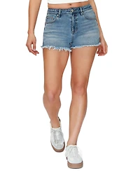 Madden Girl Women's Frayed-Hem Shorts