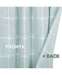 Kate Aurora 3 Piece Claire Embroidered Cafe Rod Pocket Kitchen Curtain Tier And Valance Set