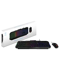 Msi Forge GK100 Combo Rgb Wired Gaming Keyboard and Mouse