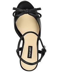 Nine West Women's Nessle High Tapered Heel Platform Sandals
