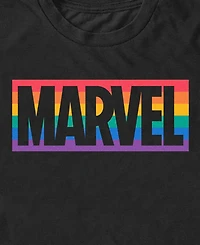 Design By Humans Men's Pride Color Logo Short-Sleeve T-Shirt