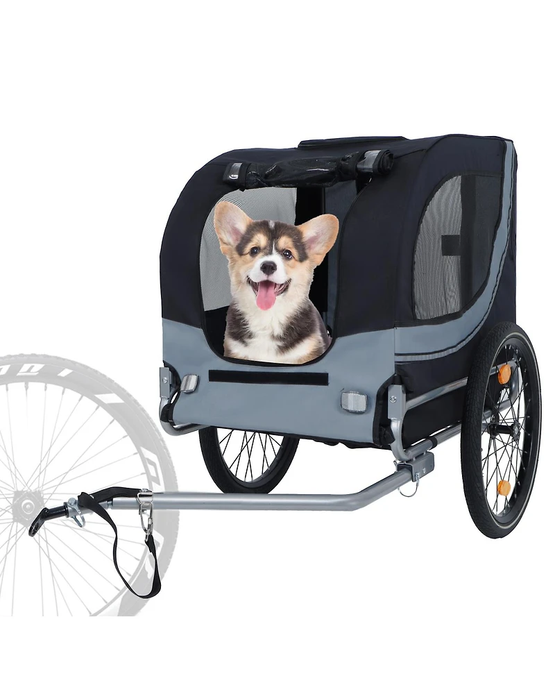 Streamdale Furniture Large Folding Pet Bike Trailer Capacity All-Terrain Carrier