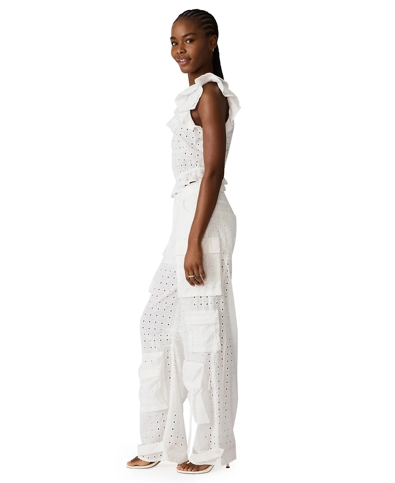 Steve Madden Women's Wide-Leg Barrel Pants