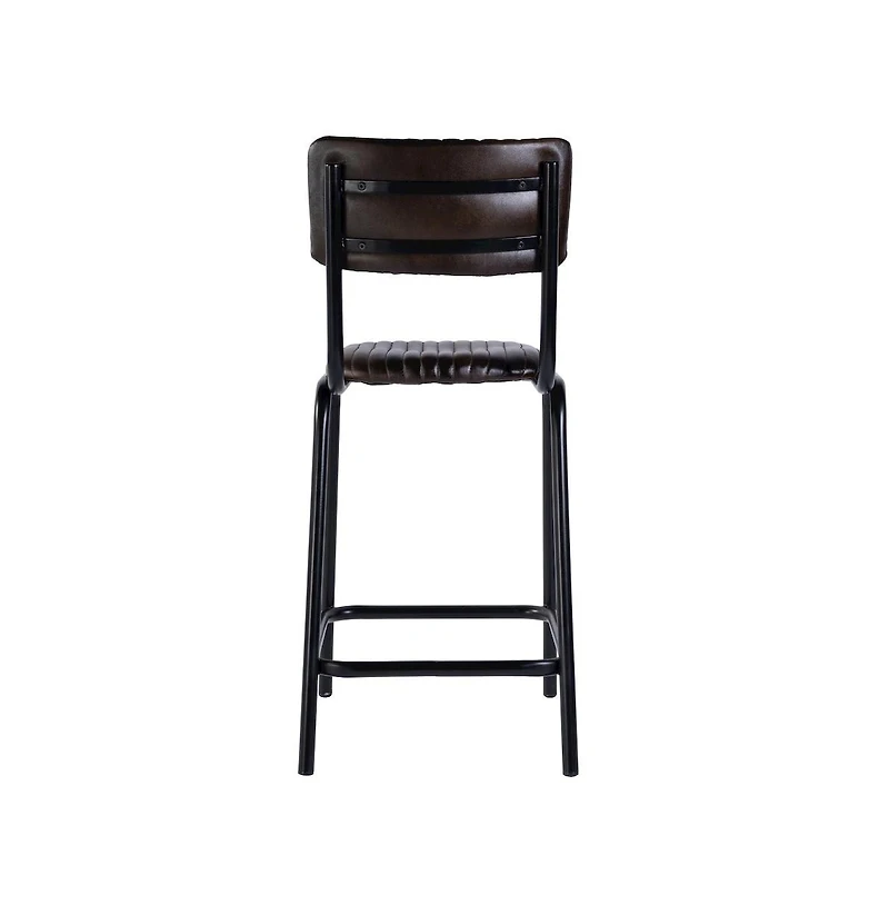 Butler Specialty Waylon 31.5 in. Seat Height Leather Bar Height Stool