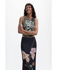 Desigual Women's Long printed skirt