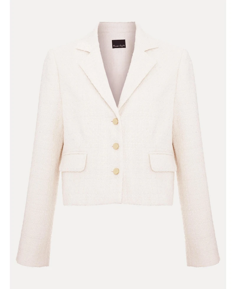 Phase Eight Women's Adria Cropped Textured Jacket Blazer