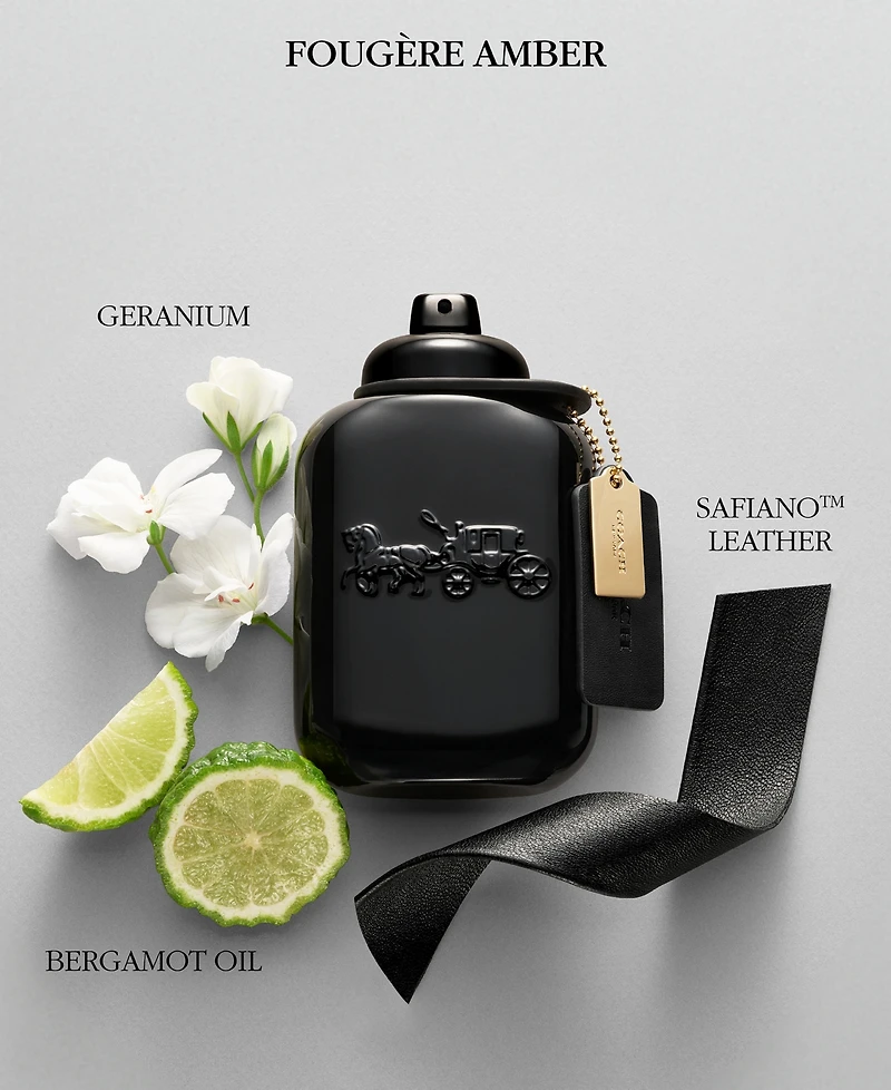 Coach For Men Eau de Parfum Spray, 3.3 oz.