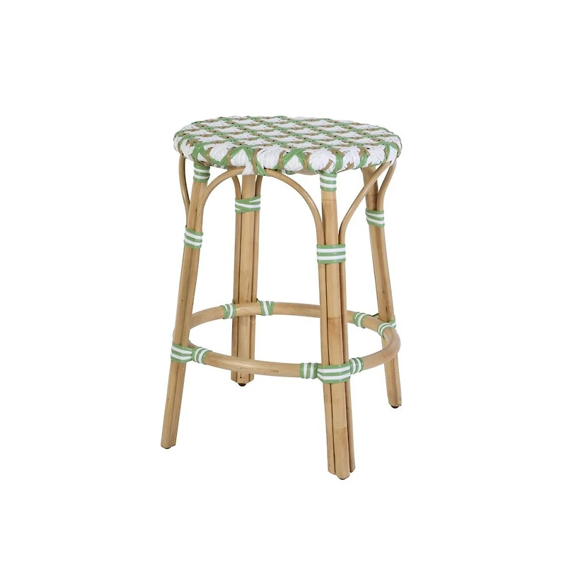 Butler Specialty Ballito Seat Height Oval Rattan Counter Stool