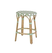 Butler Specialty Ballito Seat Height Oval Rattan Counter Stool