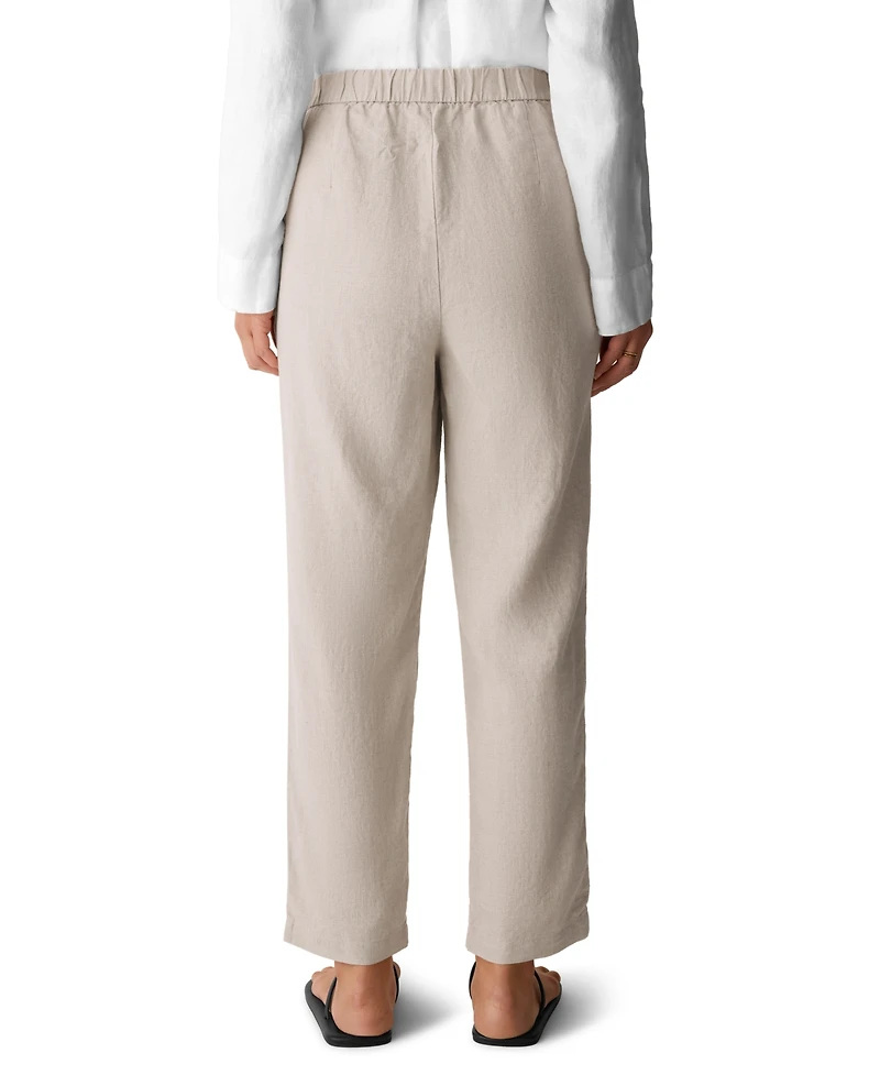 Eileen Fisher Women's High-Waist Tapered Ankle Pants