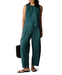 Eileen Fisher Women's Round Neck Shell Top