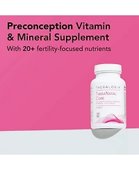 Theralogix TheraNatal Core Preconception Vitamin Supplement -90-Day Supply - Fertility Support with Folate, Vitamin D3, Choline & More