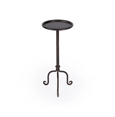 Butler Specialty Alma Metal Pedestal Side Table