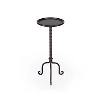 Butler Specialty Alma Metal Pedestal Side Table