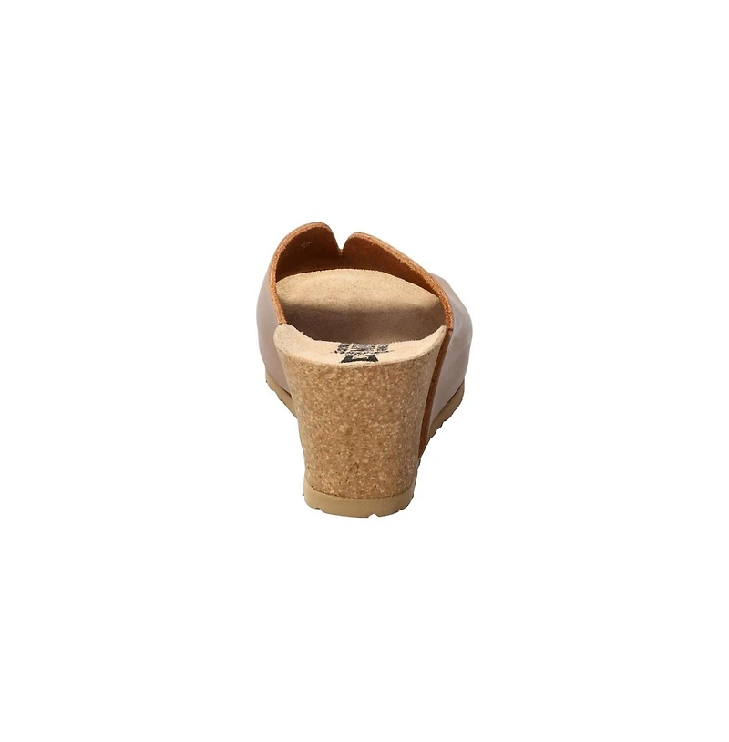Mephisto Women's Lisane Wedge Slide - Camel