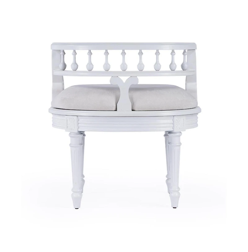 Butler Specialty Hathaway Upholstered 22.5"W Vanity Seat