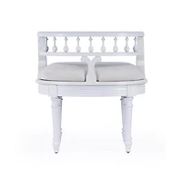 Butler Specialty Hathaway Upholstered 22.5"W Vanity Seat