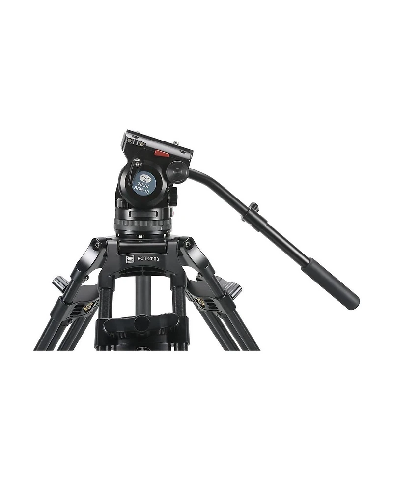 Sirui Bct-2003 Bct Series 3-Section Aluminum Video Tripod with 75mm Bch-10 Bch Series Fluid Video Head, 13.2 lbs Capacity
