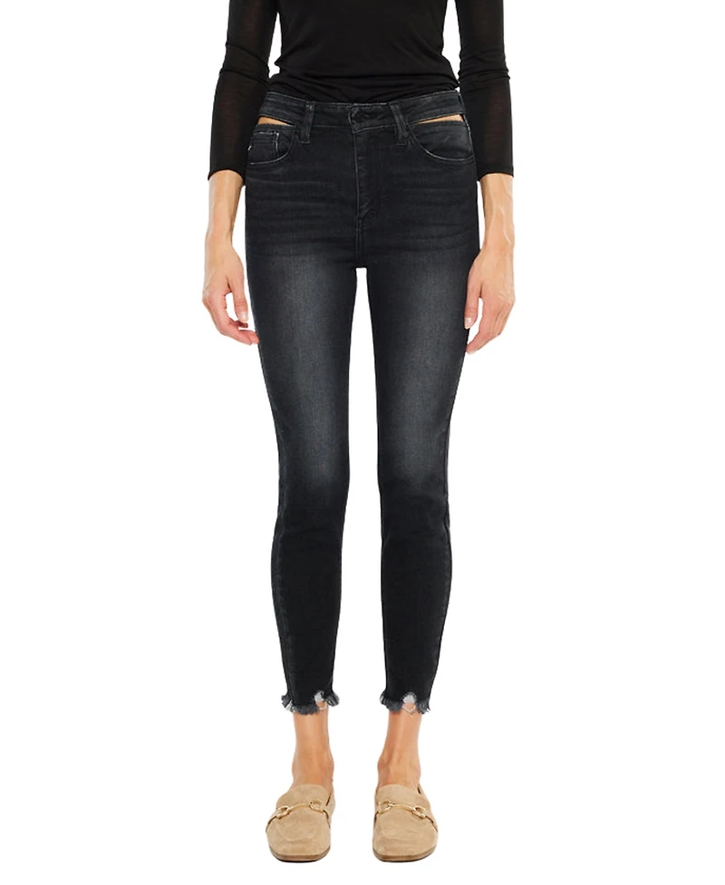 KanCan Women's Tiara High Rise Ankle Skinny Jeans