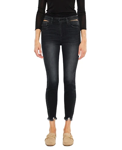 KanCan Women's Tiara High Rise Ankle Skinny Jeans