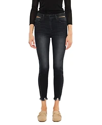 KanCan Women's Tiara High Rise Ankle Skinny Jeans
