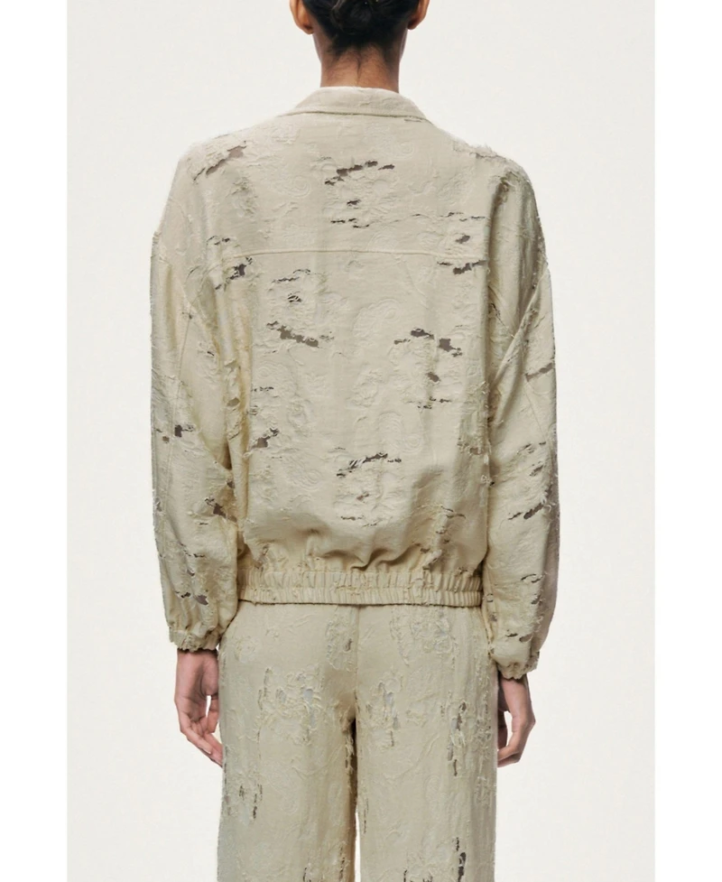 Nocturne Women's Jacquard Bomber Jacket