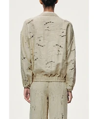 Nocturne Women's Jacquard Bomber Jacket