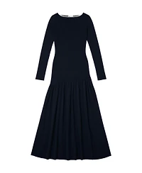 Karen Millen Women's Wool Blend Sheer Knitted Skirt Dress