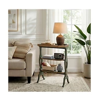 Butler Specialty Hadley 22 in. W Rectangular Wood 3- Tier Side Table