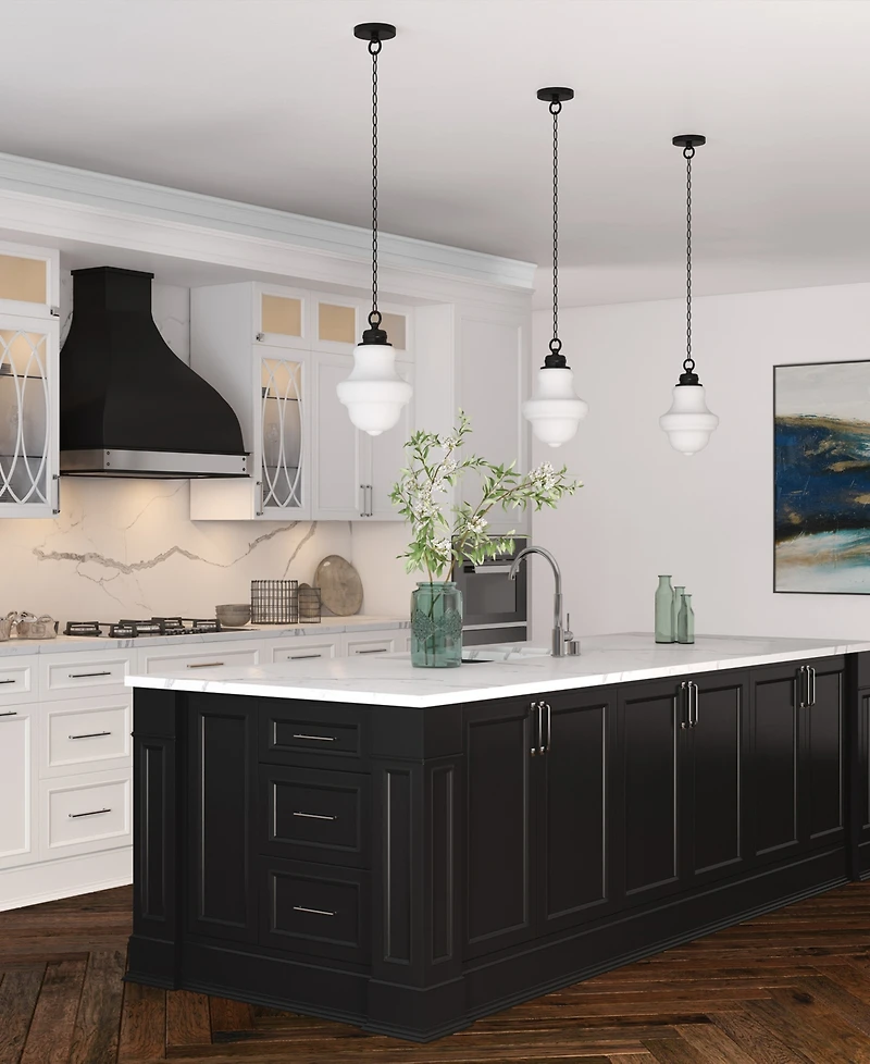 Hudson & Canal Annie 9" Wide Metal Pendant