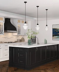 Hudson & Canal Annie 9" Wide Metal Pendant