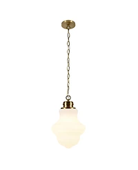 Hudson & Canal Annie 9" Wide Metal Pendant