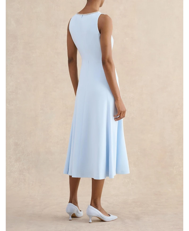 Hobbs London women's Beatrix Embellished Midi Dress
