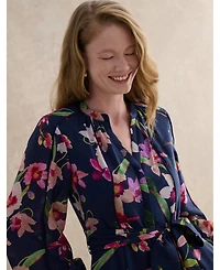 Hobbs London Women's Pippa Floral Midi Dress