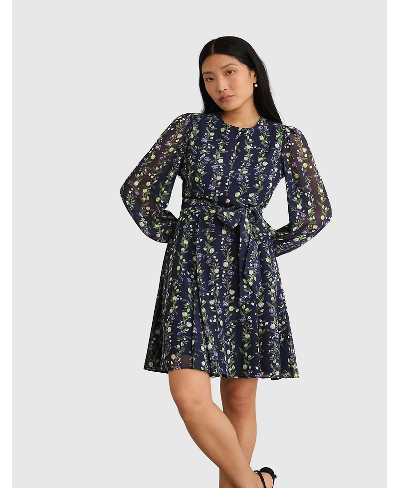 Hobbs London Women's Emilia Fit Flare Mini Dress