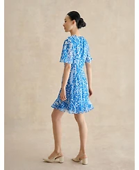 Hobbs London Women's Iona Floral Print Mini Dress