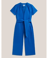 Hobbs London Women's Evie V-Neck Cropped Jumpsuit