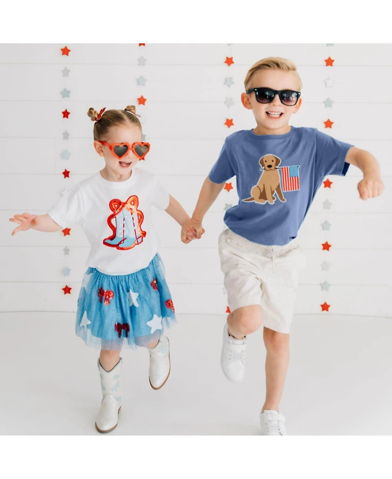 Sweet Wink Little and Big Girls Patriotic Cutie Tutu Skirt