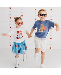 Sweet Wink Little and Big Girls Patriotic Cutie Tutu Skirt