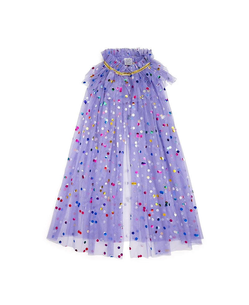 Sweet Wink Girls Lavender Confetti Cape