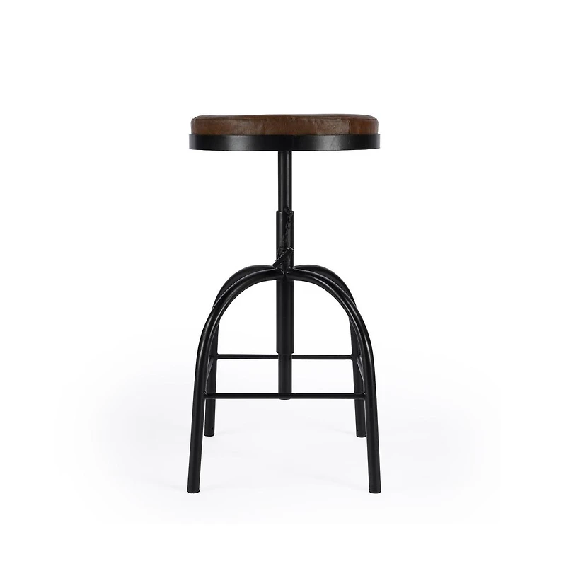 Butler Specialty Clyde Leather 25" Adjustable Bar Stool