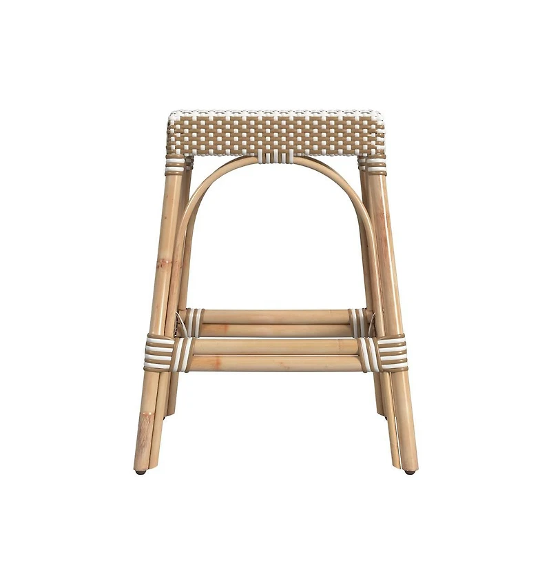 Butler Specialty Robias Rectangular Rattan 24.5" Counter Stool